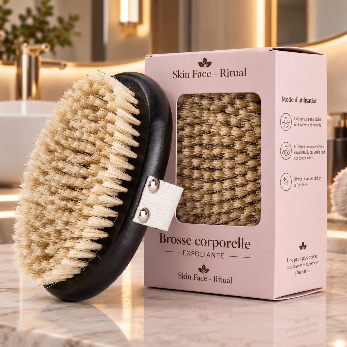 Brosse de Drainage Lymphatique Corps