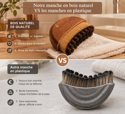 Brosse de massage drainant visage